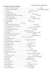 English Worksheet: Present simple Vs. Present Continuous