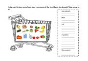 English Worksheet: shopping