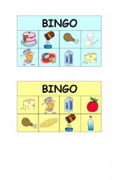 food bingo