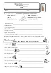 English Worksheet: Mini test