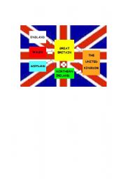 English worksheet: UK countries 