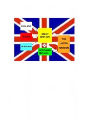 English Worksheet: UK countries 