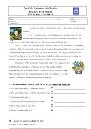 English Worksheet: Clubs at school