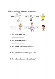 English worksheet: Physical Descriptions