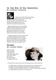 English Worksheet: Poems