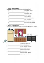 English Worksheet: There is/There are   and   Is there/Are there 