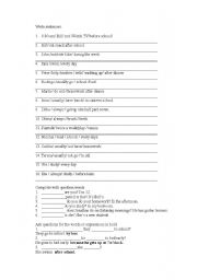 English Worksheet: Simple present