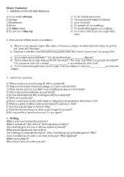 English worksheet: Lesson About Money