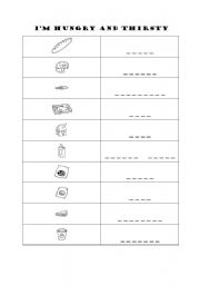 English Worksheet: Food and Drink