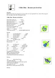 tense practice based on a song