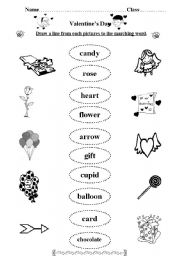 English Worksheet: Valentines Day