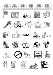 English Worksheet: ACTION VERBS ( PART 5/8)