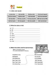 English Worksheet:  Numbers