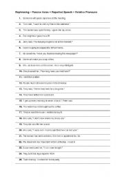 English Worksheet: Rephrasing exercises 2