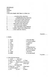 English Worksheet: Quiz for have got,has got,imperatives and there is,there are.