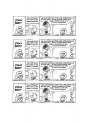 English Worksheet: cartoon object and subject