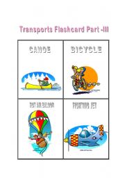 Transport - Flashcard Part - 3