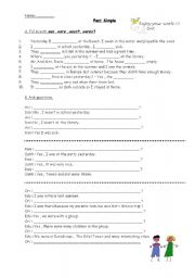 English Worksheet: Past Simple - 