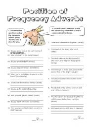 English Worksheet: Adverbs Of Frequency