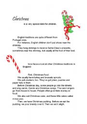 English worksheet: Christmas