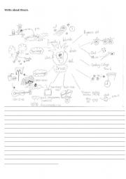 English Worksheet: Present Simple Writing