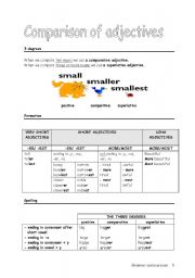 English Worksheet: Comparison of adjectives