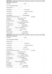 English Worksheet: cwiczenia z Present Simple i Continuous