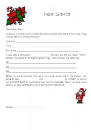 A letter to Santa