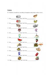 English Worksheet: Likes and Dislikes