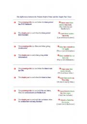 English Worksheet: Present simple and Present Perfect