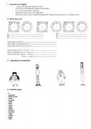 English Worksheet: Mixed Revision