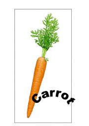 English worksheet: Vegetables flashcard