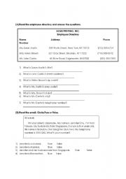 English Worksheet: Reading and Interpreting  Different Forms