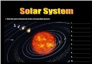 English Worksheet: Solar System