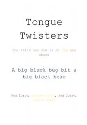 tongue twisters