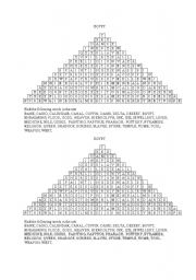 Egypt Word search