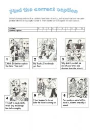 English Worksheet: Cartoons
