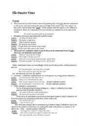 English Worksheet: passive