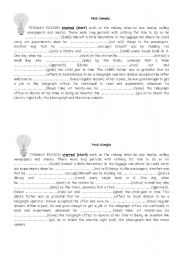 Simple Past - Thomas Edison