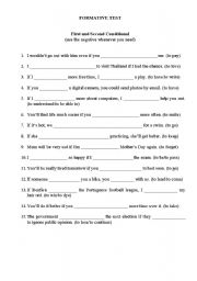 English Worksheet: If clauses