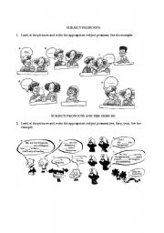 English Worksheet: Personal Pronouns