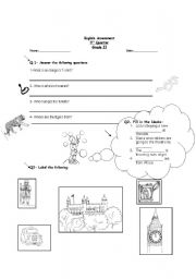 English Worksheet: london