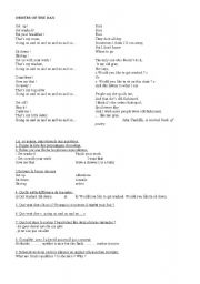 English Worksheet: Poem orders