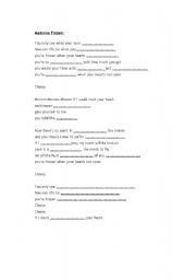 English Worksheet: Madonna Frozen