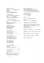 English Worksheet:  A beautiful day by U2 fill in the blanks