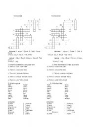 English Worksheet: Plural and singular