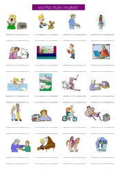 English Worksheet: Winter-term holiday vocabulary