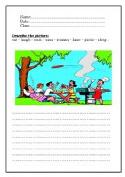 English Worksheet: Creative Writing