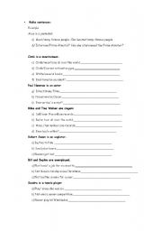 English Worksheet: Present Perfect Sentences