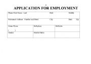 English worksheet: Generic Application for Employment, Apartment, Registration, etc.
